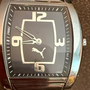 Puma Black and Silver Watch